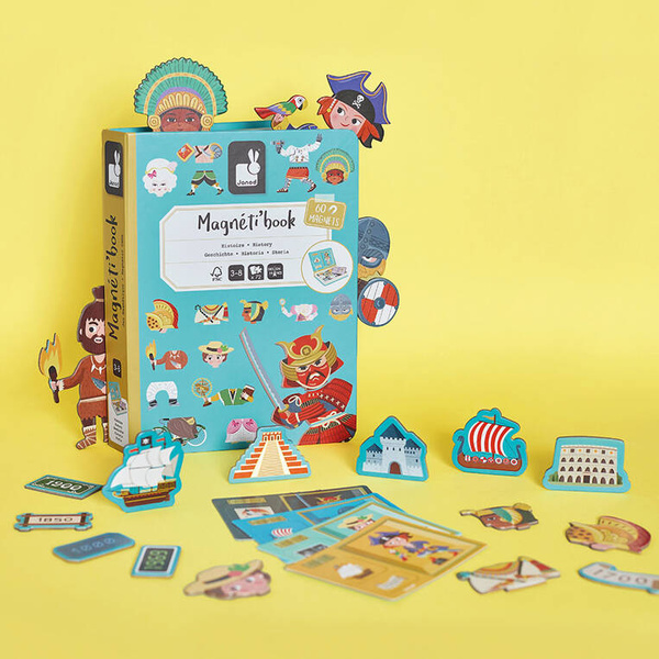 Układanka magnetyczna Magnetibook Historia dla dzieci 3 lata+, Janod
