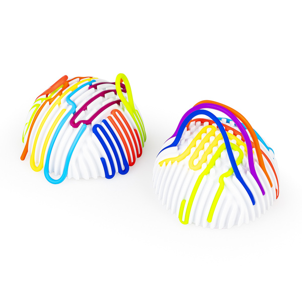 Kolorowa Przeplatanka - zabawka logiczna dla dzieci, 3 lata+, Dumel