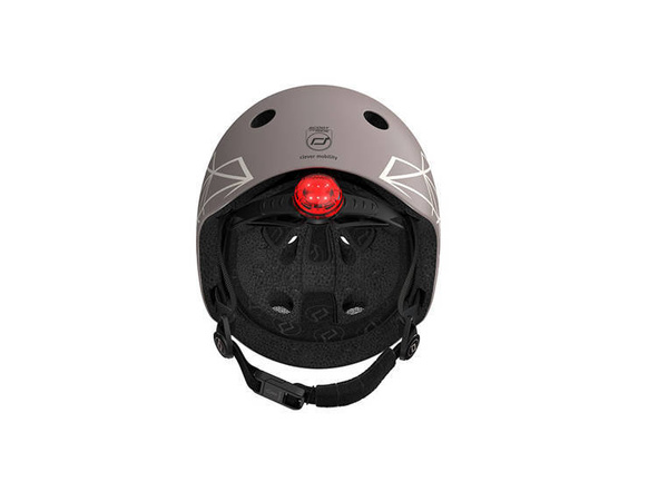 Scoot and Ride Kask dla dzieci 1-5 lat rozm. XXS-S, kolor: Brown Lines