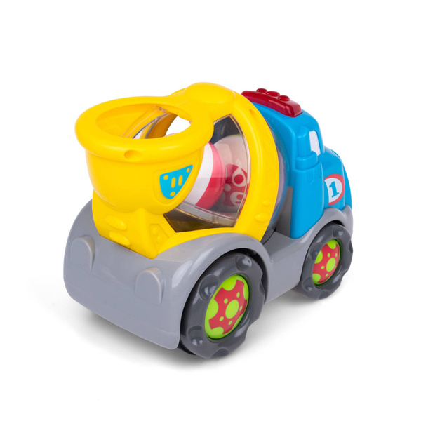 Piłeczkowy Benio betoniarka - śpiewający pojazd dla dzieci 12m+, Dumel