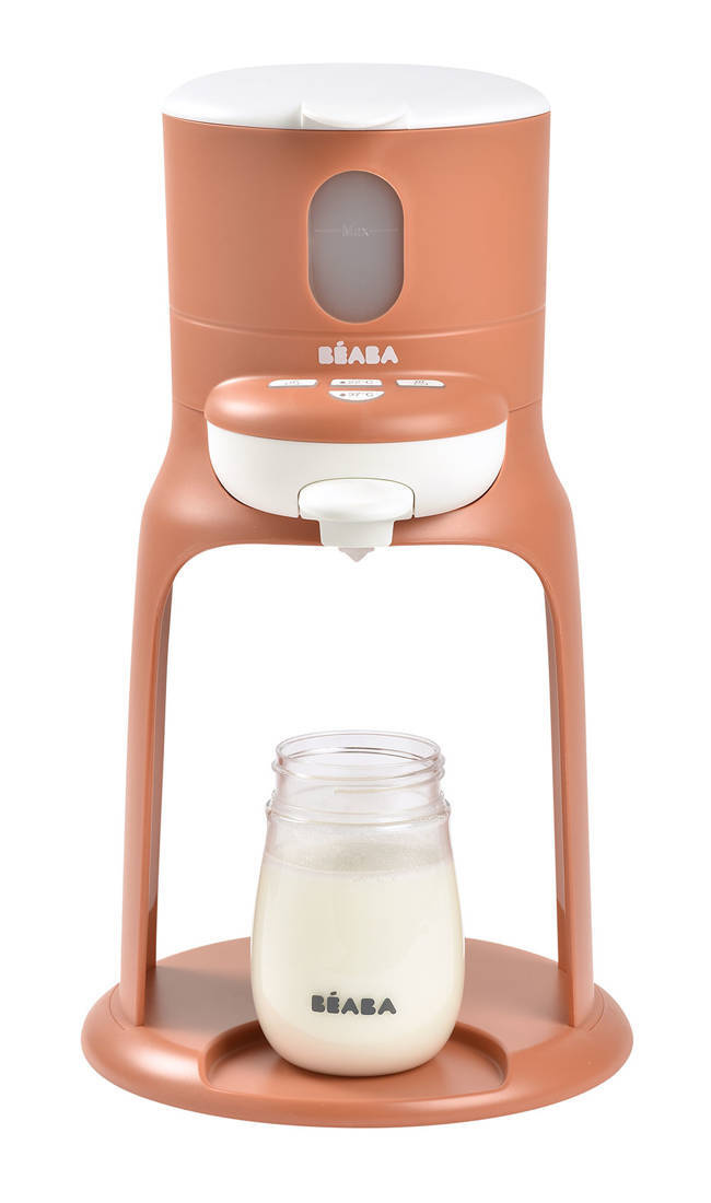 Ekspres do mleka 2w1 Beaba Bib'expresso Terracota - limitowana edycja