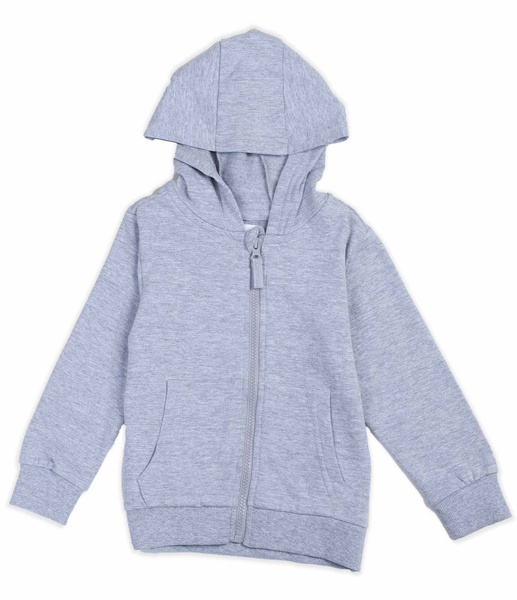 Sinsay Szara zapinana bluza z kapturem