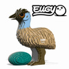 Układanka Puzzle 3D Emu - zestaw kreatywny dla dzieci 6 lat+,  Eugy