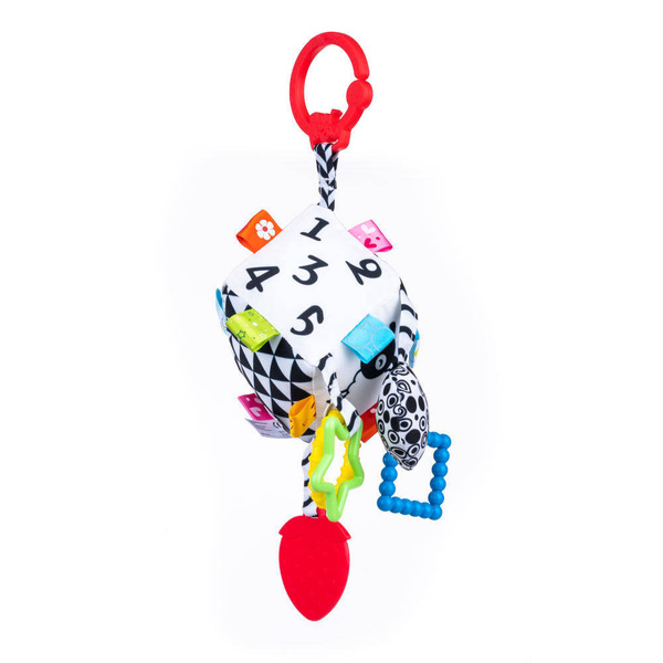 Zawieszka do wózka łóżeczka Kostka Sensory, Balibazoo