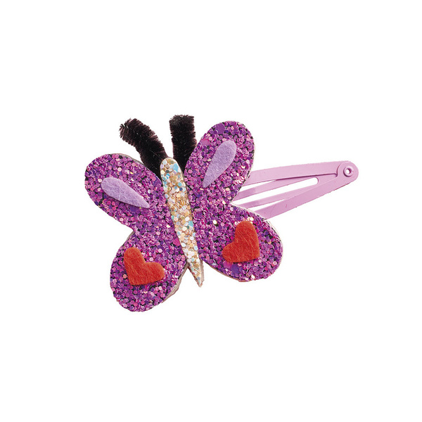 Zestaw kreatywny do tworzenia biżuterii Brokatowe spinki dla dzieci, 5 lat+, Janod