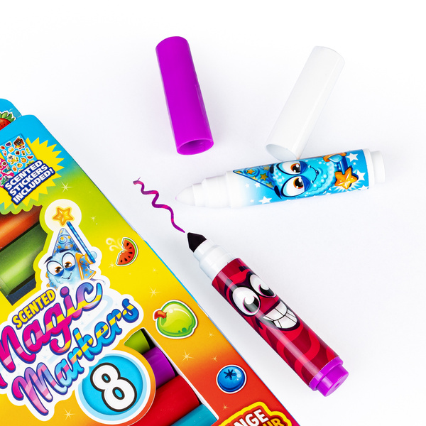 Pachnące Markery / Flamastry - Magiczne, zestaw 8 szt., 3+, Scentos