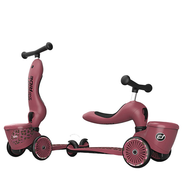 Scoot and Ride HK1 Lifestyle 2w1 jeździk i hulajnoga dla dzieci 1-5 lat, kolor: Wildcat