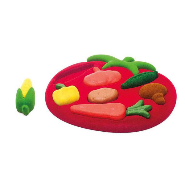 Rubbabu Sorter Puzzle 3D Warzywa sensoryczny