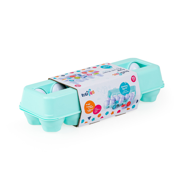 Sorter jajka - zabawa kształtami, zabawka dla dzieci 12 m+, Tuli Fun