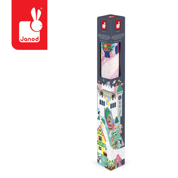 Mata edukacyjna / dywan z drogą Zaczarowane królestwo, 2 lata+, Janod