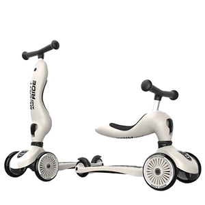 Scoot and Ride HK1 2w1 jeździk i hulajnoga dla dzieci 1-5 lat, kolor: Ash