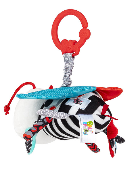 Zawieszka do wózka Kontrastowa Pszczoła Majka, dla dzieci, 0 m+, Balibazoo