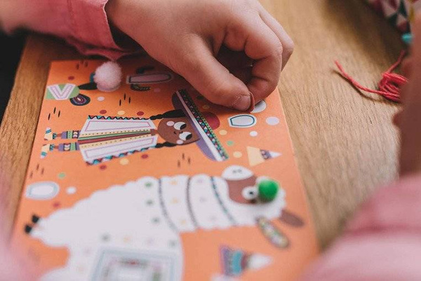 Zestaw artystyczny Pompony Lamy 4+, Janod