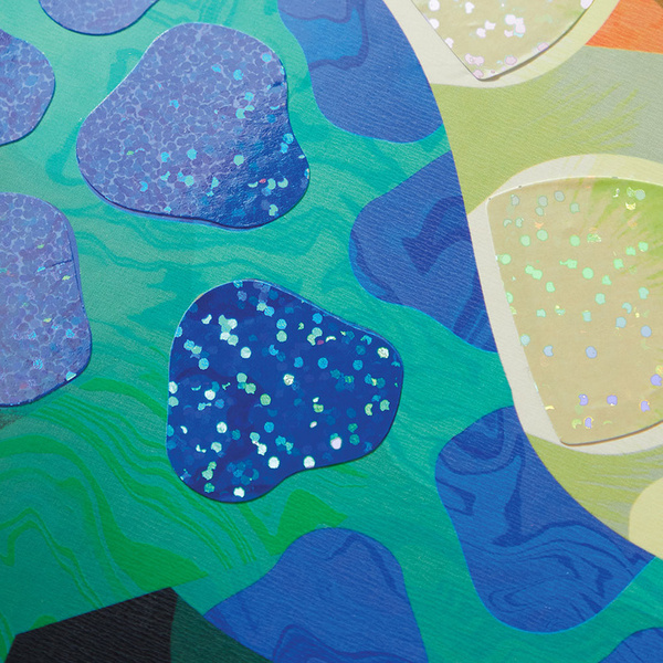 Zestaw do wyklejania Naklejki holograficzne 200+ szt., dla dzieci, 4 lata+, Mudpuppy