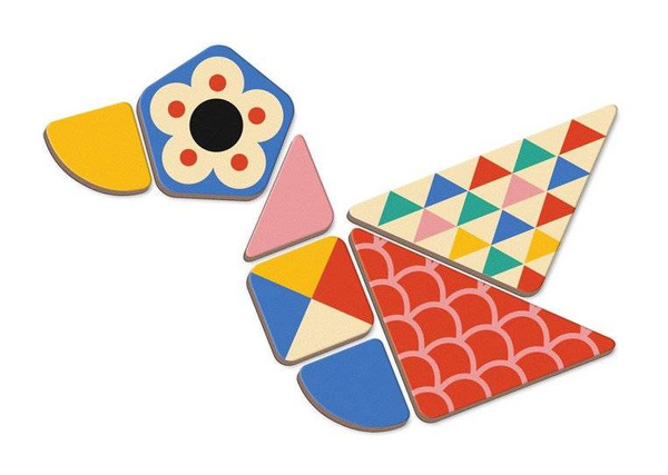 Magnetibook Magnetyczna układanka Kształty, Janod ***OUTLET***