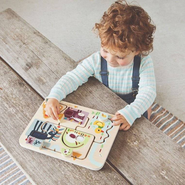 Drewniany labirynt sensoryczny Farma, Lilliputiens