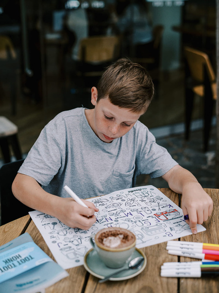 Mata Silikonowa Duża do Kolorowania A3 - Pojazdy, dla dzieci 3 lata+, HeyDoodle