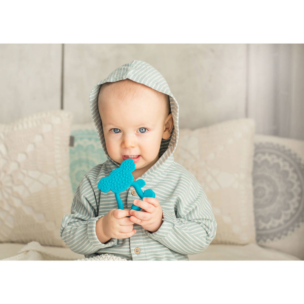 Gryzak silikonowy Uspokajający Koala Turkusowy, Giligums