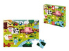 Puzzle sensoryczne 20 elementów Farma, Janod