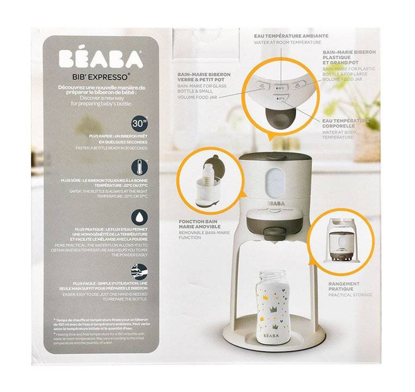 Bib'expresso® Ekspres do mleka 2w1 White/grey, Beaba