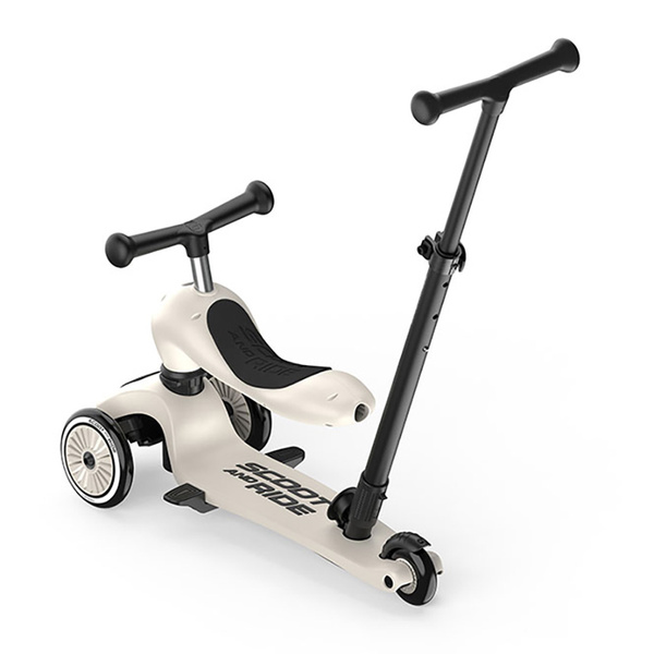 Scoot and Ride HK1 Push and Go 2w1 jeździk i hulajnoga dla dzieci 1-5 lat, kolor: Ash
