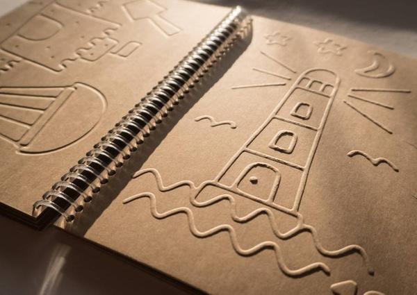 Wypukła kolorowanka dotykowa Przygoda, brązowa - eko, Robot Manufacture