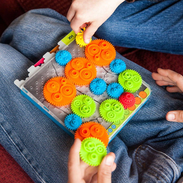 Łamigłówka Kółka Zębate Crankity, Fat Brain Toys