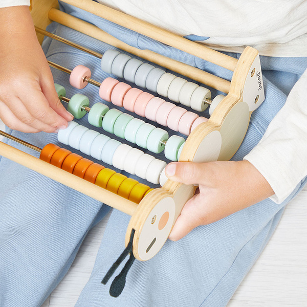 Zabawki drewniane - liczydło Gąsienica Sweet Cocoon, 18 m+, Janod