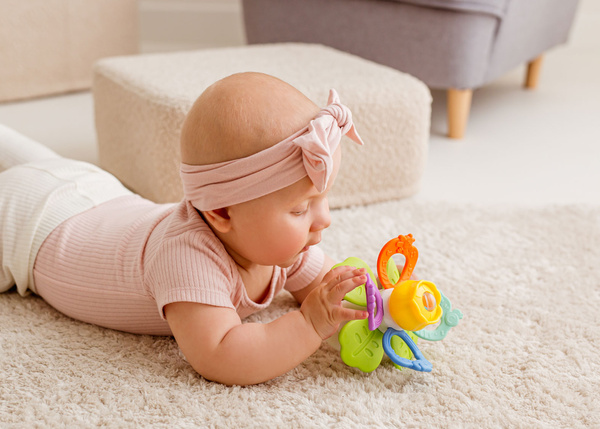 Zabawka sensoryczna - Terkoczący Ogród, dla dzieci, 3 m+, Dumel