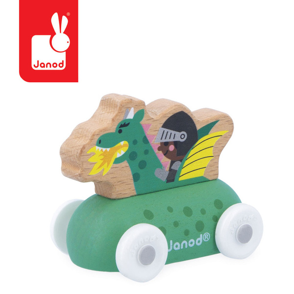 Pojazd Smok Zaczarowane królestwo Cross Roads, dla dzieci, 12 m+, Janod