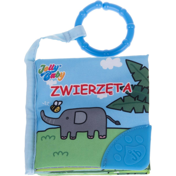 Książeczki Gryzaki 4W1 - zabawki edukacyjne dla dzieci 0 m+, Jolly Baby