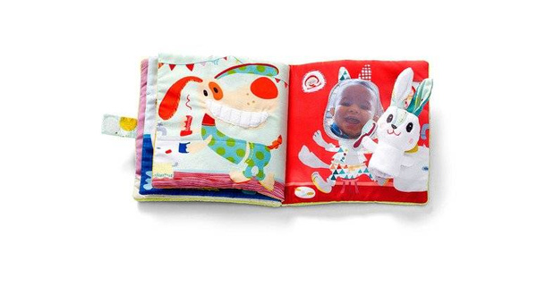 Książeczka z mini-pacynką wielofunkcyjna Królik dentysta 6 m+, Lilliputiens