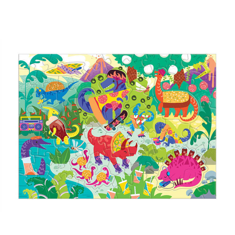 Ekologiczne puzzle sensoryczne Mudpuppy Pizzasaurus