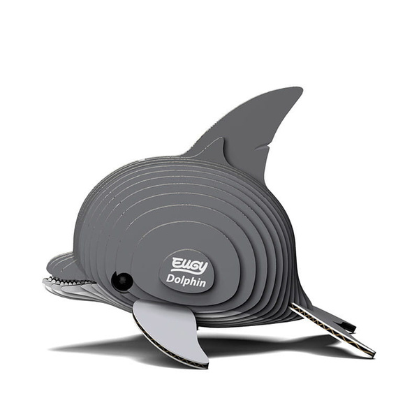 Układanka Puzzle 3D Delfin - zestaw kreatywny dla dzieci 6 lat+, Eugy