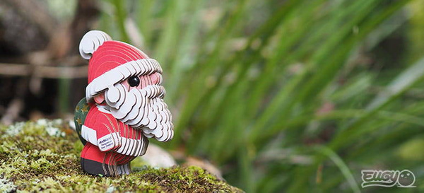 Układanka 3D Świety Mikołaj, Eugy