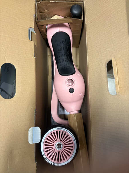 Scoot and Ride HK1 2w1 jeździk i hulajnoga dla dzieci 1-5 lat, kolor: Rose***OUTLET***