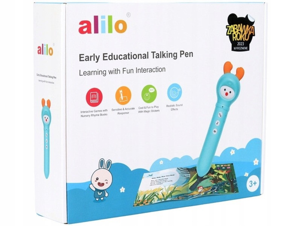 Zabawki dla dzieci - Interaktywne pióro edukacyjne, 3 lata+, Alilo