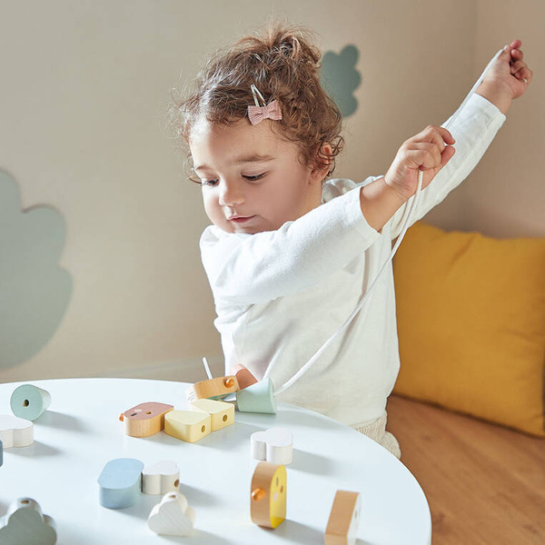 Nawlekanka z drewnianymi ptaszkami Sweet Cocoon dla dzieci 2 lata+, Janod