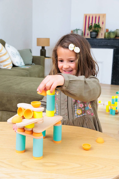 Kreatywny zestaw konstrukcyjny Stix 60 elementów 2+, Oppi