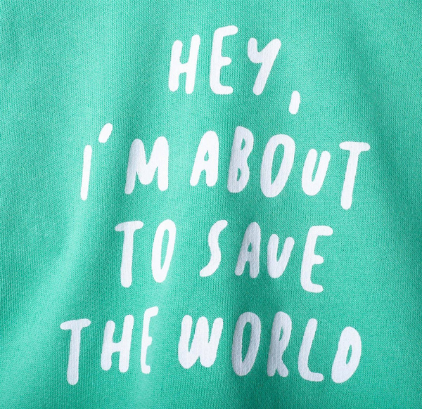 Kappahl Bluza chłopięca sportowa z białymi napisami