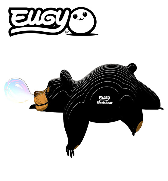 Układanka Puzzle 3D Niedźwiedź brunatny - zestaw kreatywny dla dzieci 6 lat+, Eugy