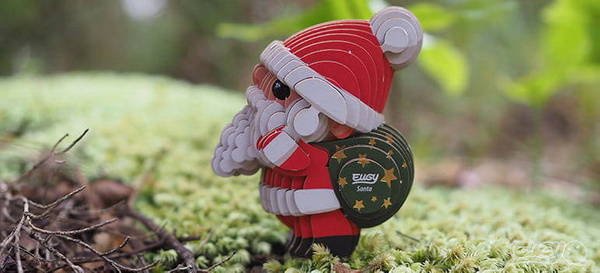 Układanka 3D Świety Mikołaj, Eugy