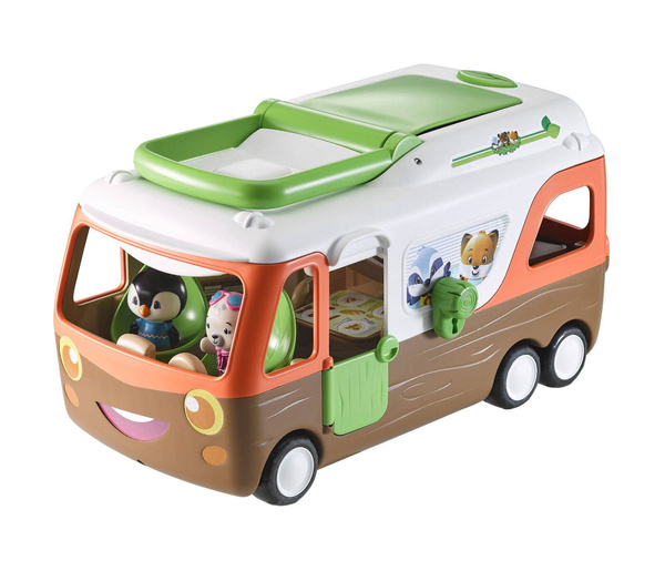 Samochód Auto Kamper, Duży, otwierany dach, przenośny, 18 m+, Klorofil