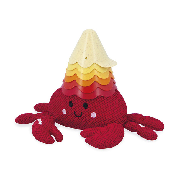 Zabawka do kąpieli - krab z muszelkami, dla dzieci, 10 m+, Janod