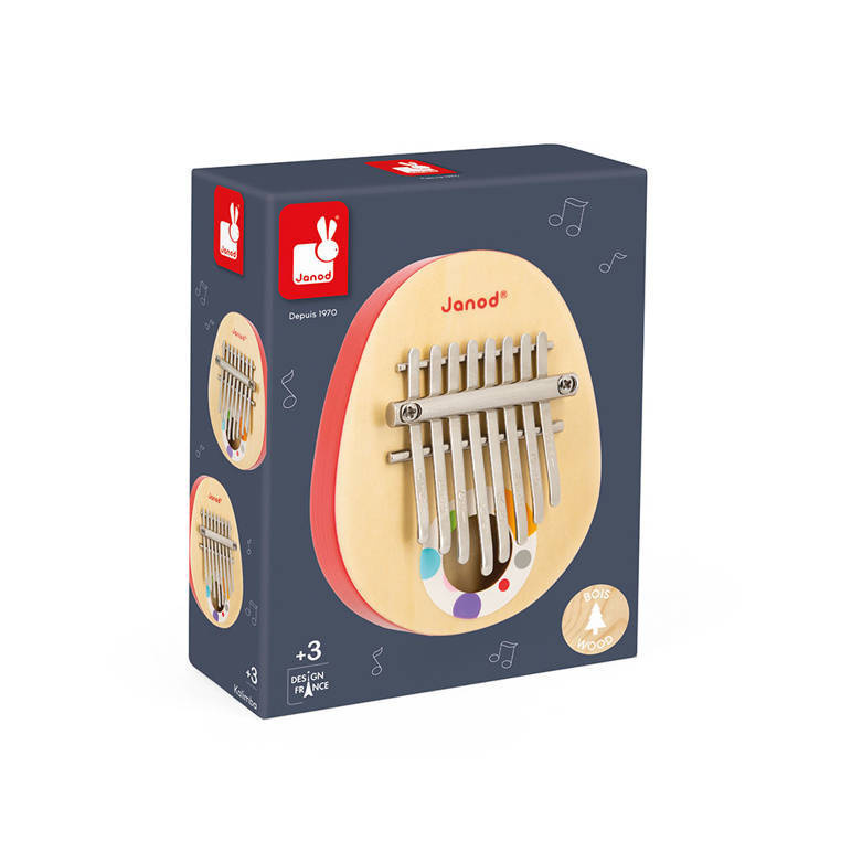 Kalimba Confetti Janod kolorowy instrument dla dzieci