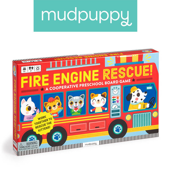 Gra planszowa Straż pożarna na ratunek! 4+, Mudpuppy