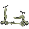 Scoot and Ride HK1 2w1 jeździk i hulajnoga dla dzieci 1-5 lat, kolor: Olive