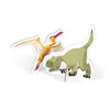 Puzzle edukacyjne z figurkami 3D Dinozaury 200 elementów 6+, Janod