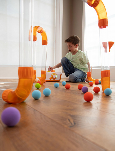 Dmuchawa do Piłek Air Toobz - klocki konstrukcyjne dla dzieci, 3+, Fat Brain Toys