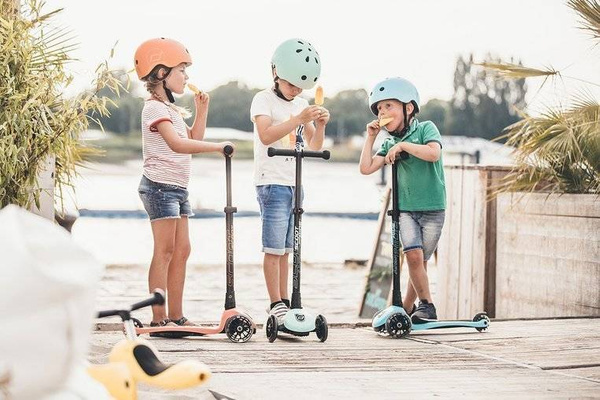 Scoot and Ride Kask dla dzieci 3+ rozm. S-M, kolor: Peach